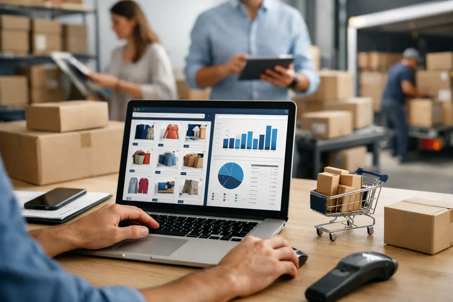 Operação marketplace integrada na prática