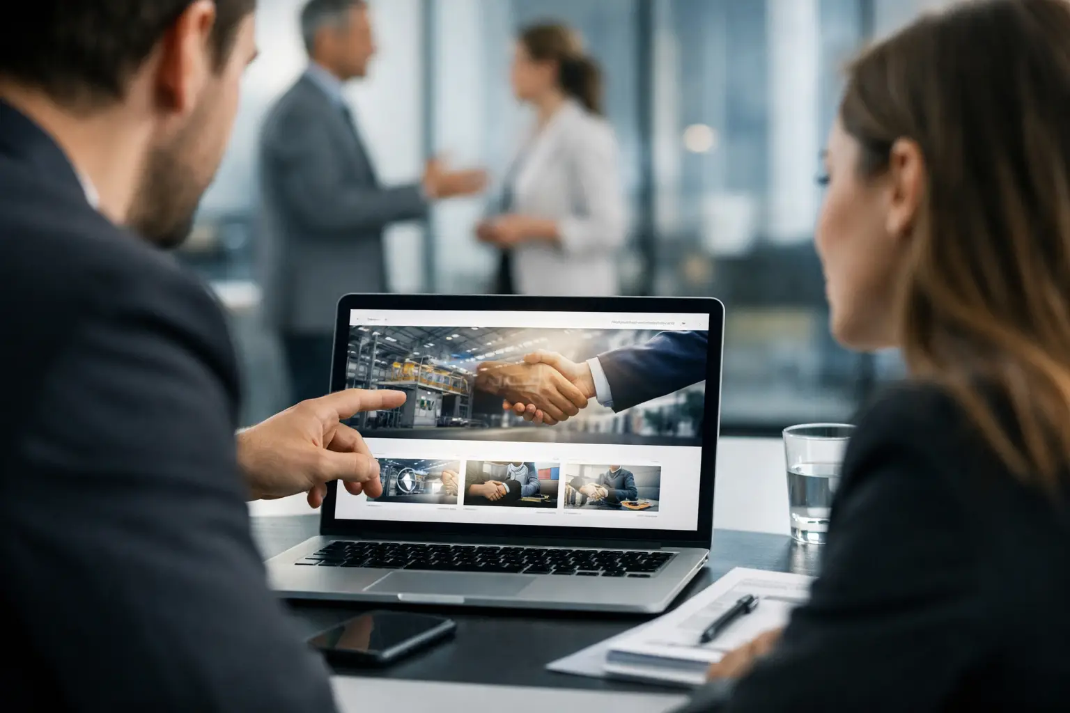 Site corporativo B2B que gera negócio