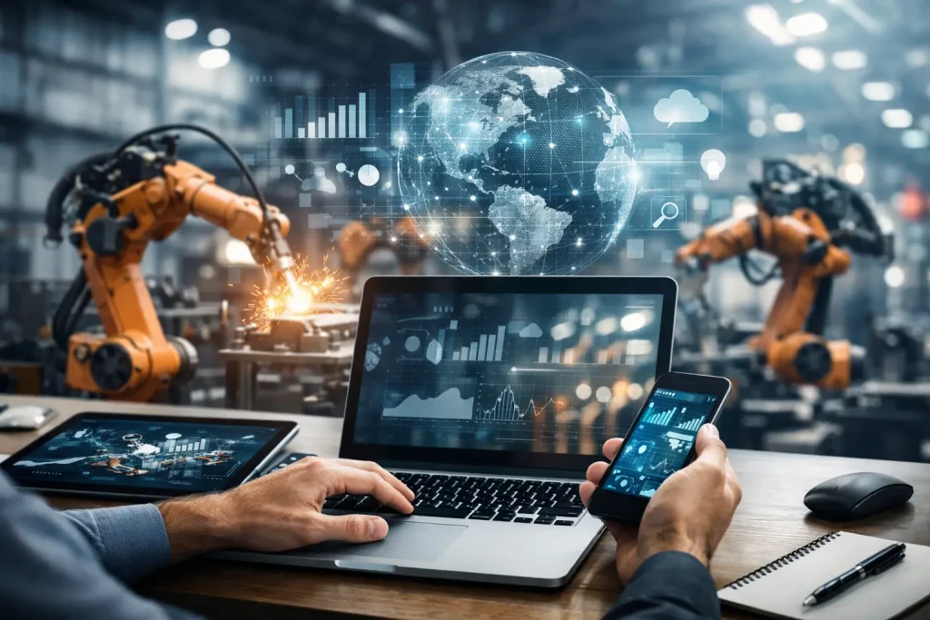 Presença digital industrial que gera negócios