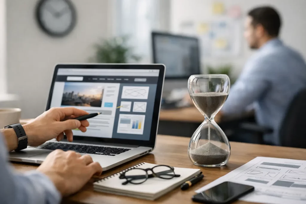 Quanto tempo leva um site para uma empresa?